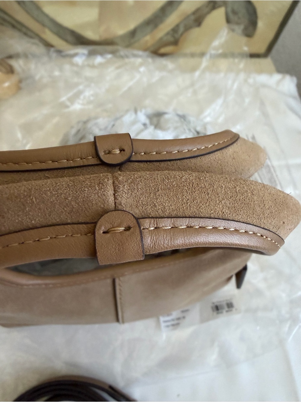 Coach Peanut  Suede Lana 23 Satchel NWT HTF - Picture 16 of 17